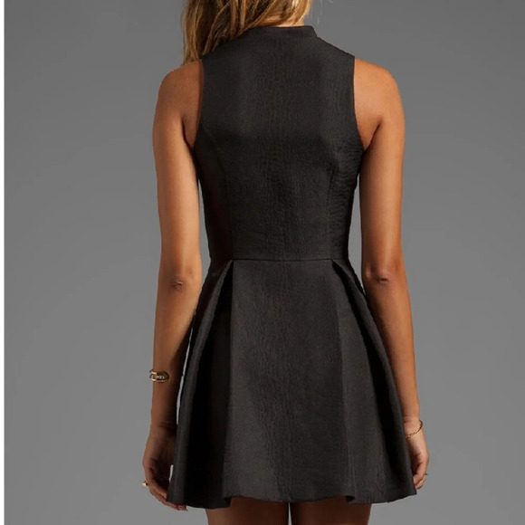 Revolve Dolce Vita Ashelle Snake Jacquard Mini Dress Black Size Small EUC - Picture 2 of 9